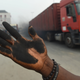 Black soot in Port Harcourt, southern Nigeria.